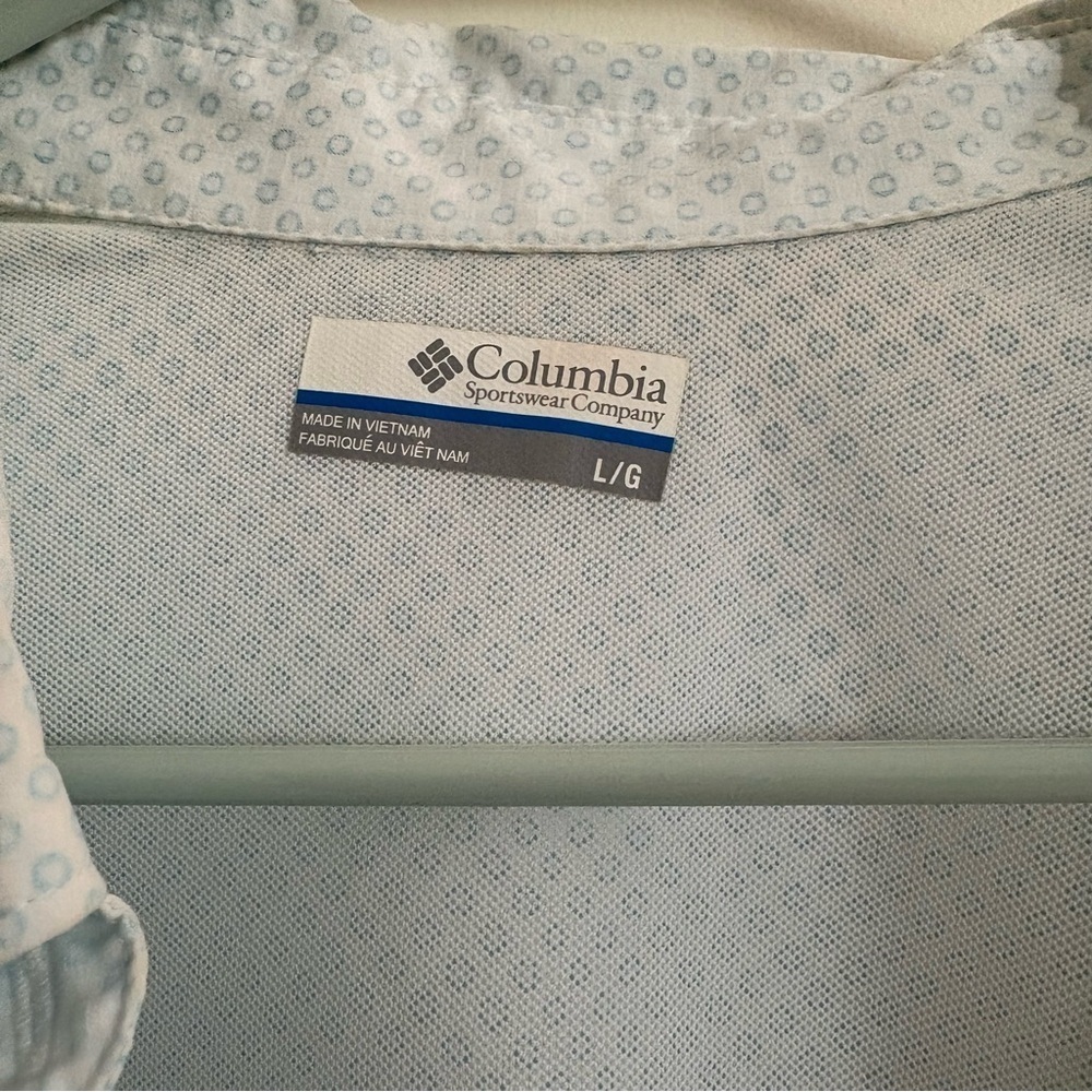 Columbia Sportswear Company Lightweight PFG Women’s Light Blue Jacket Large - Picture 4 of 12